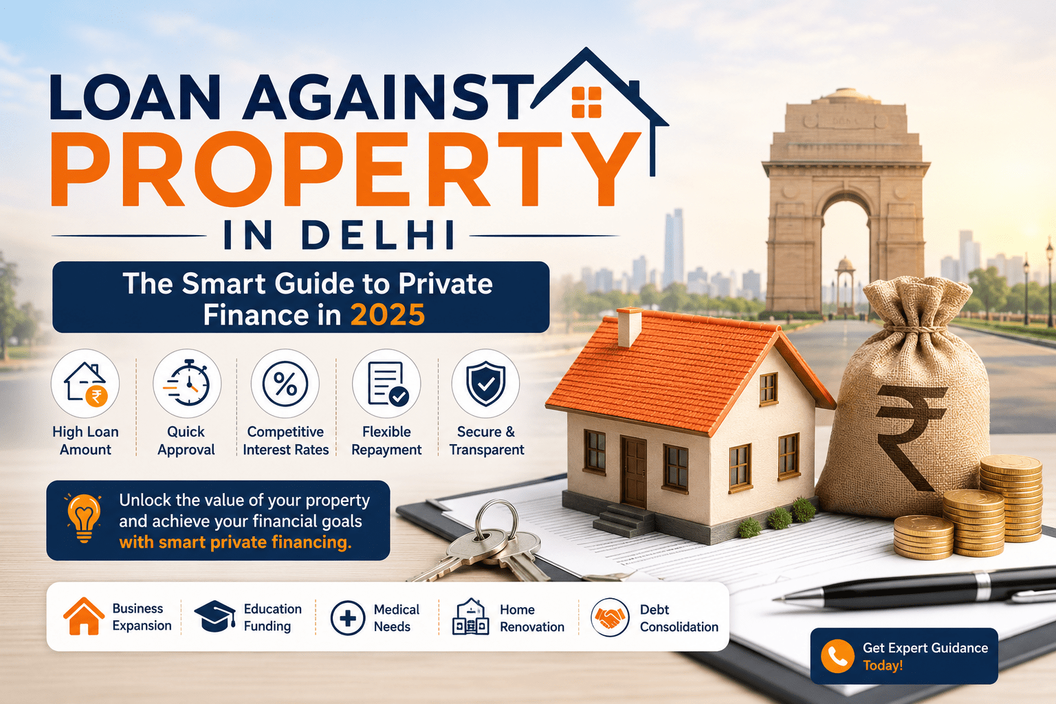 Loan Against Property in Delhi – The Smart Guide to Private Finance in 2025