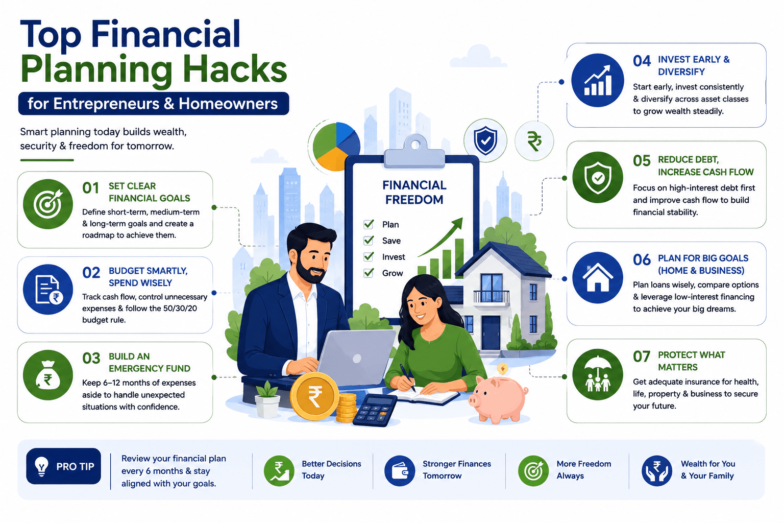 Top Financial Planning Hacks for Entrepreneurs & Homeowners