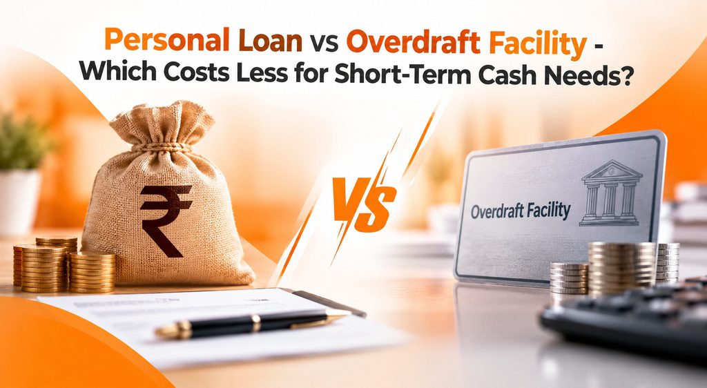 Personal Loan vs Overdraft Facility — Which Costs Less for Short-Term Cash Needs?